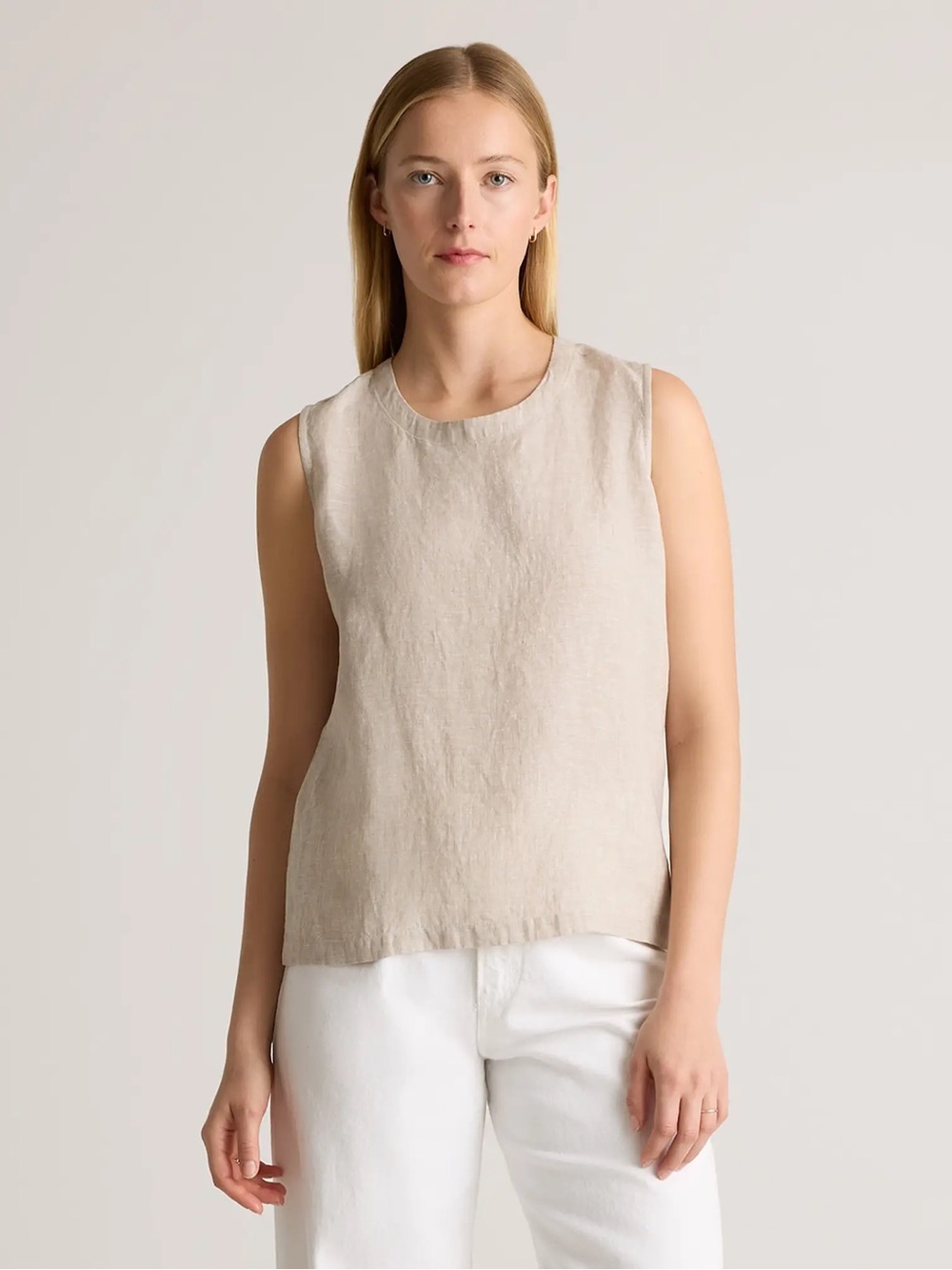 Quince 100% European Linen Tank - XS